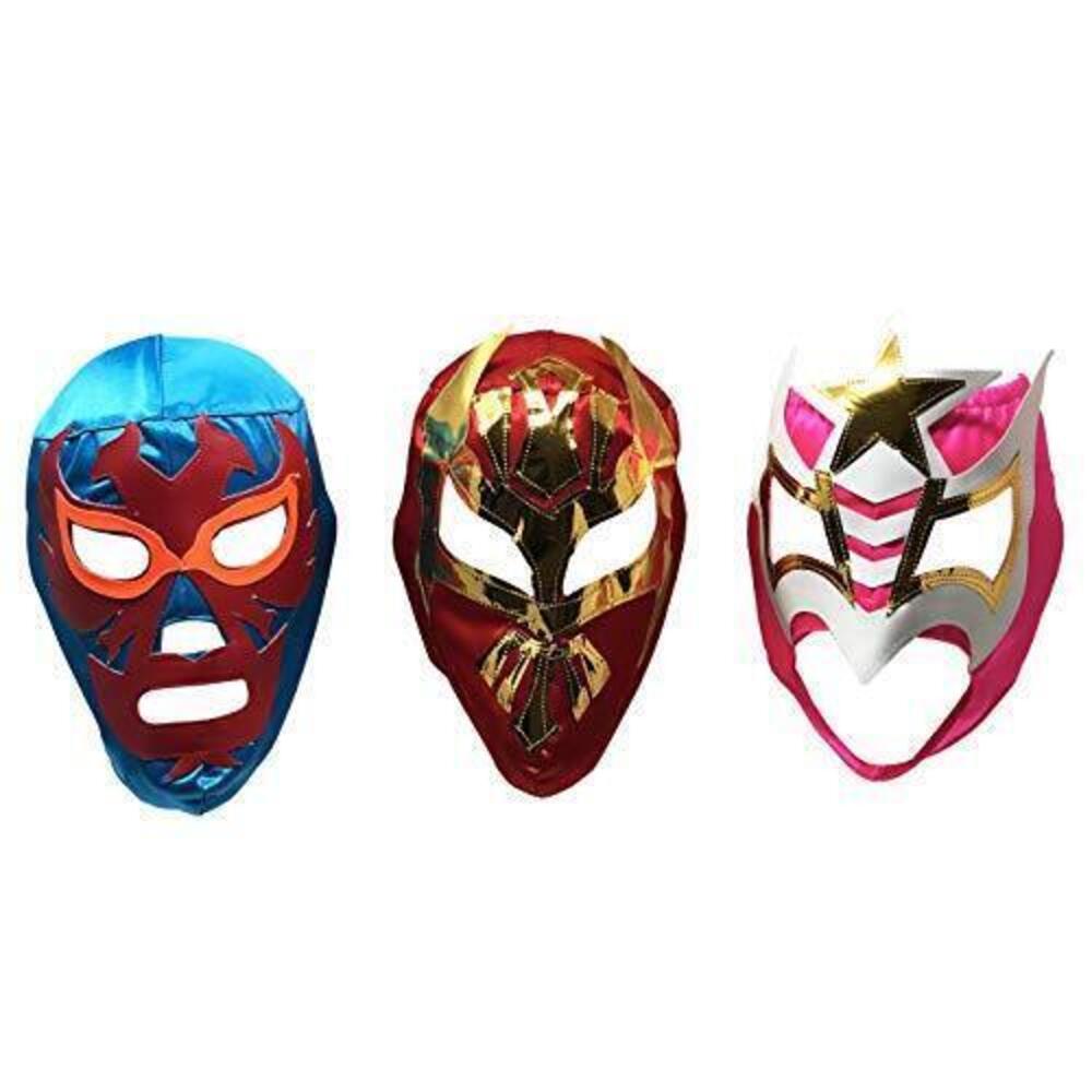 5498 3PACK Máscaras de Luchador Assorted Mexican Wrestling Masks